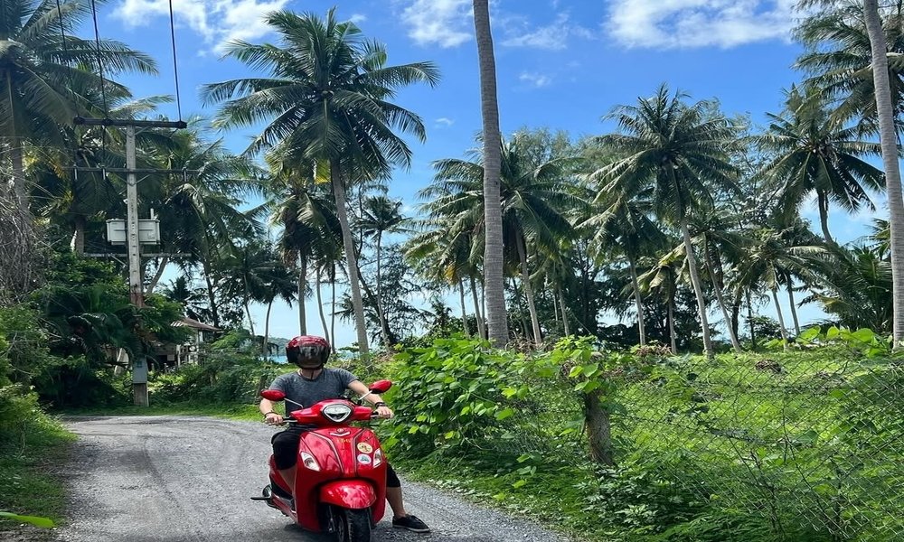 ballade a scooter en thaïlande