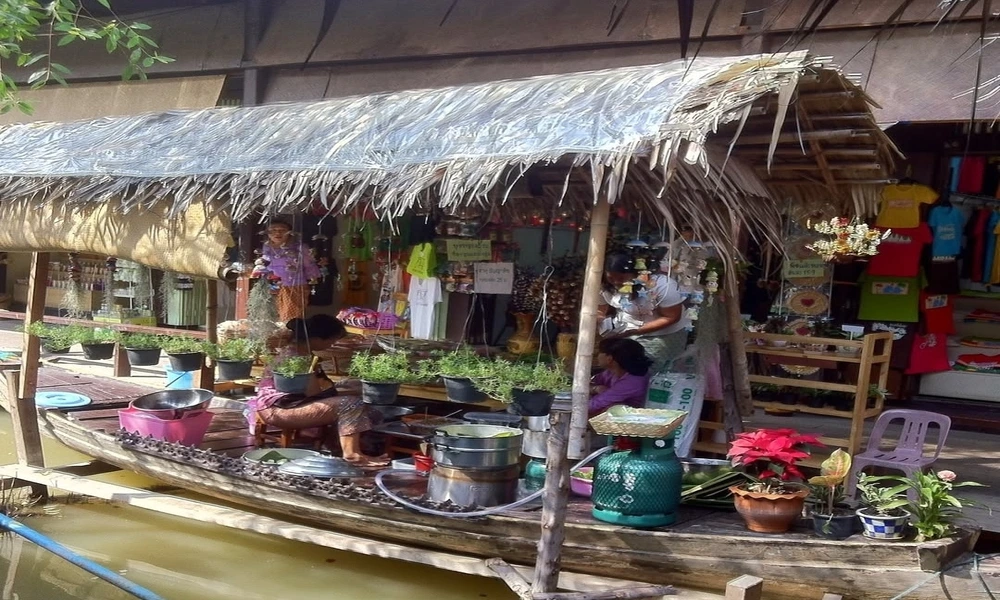 marché flottant ayutthaya