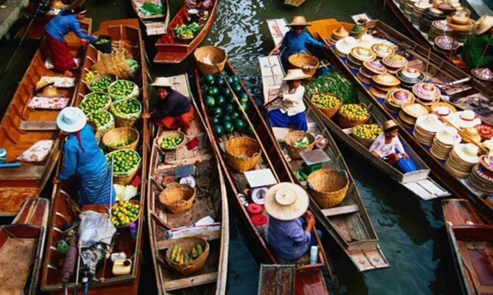 marché flottant pattaya