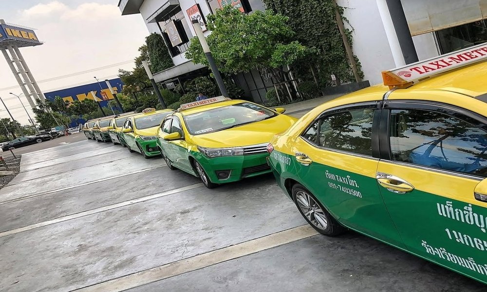 station de taxi en thailande