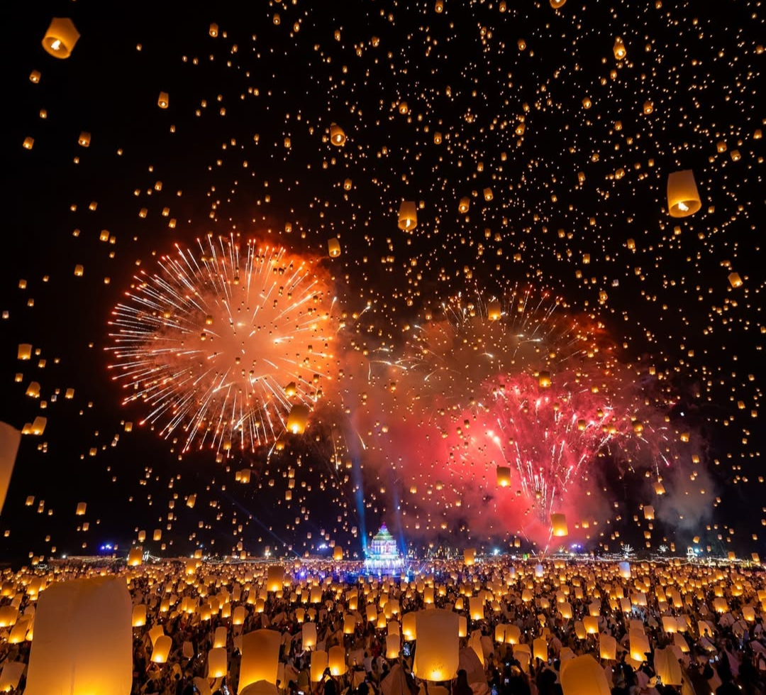Festival Loy Krathong en Thaïlande en novembre