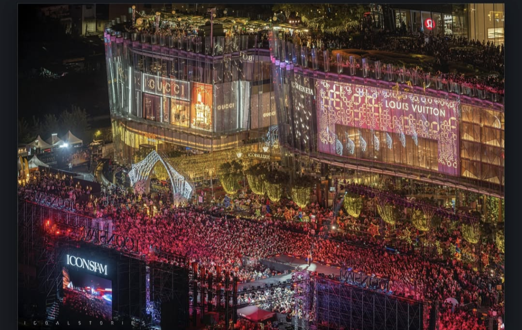 nouvel an bangkok IconSiam