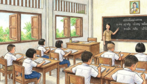 salle de classe en thailande