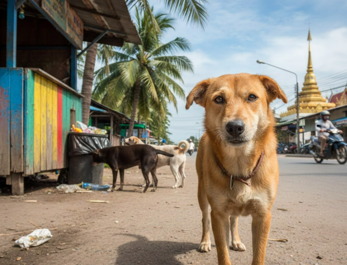 chiens errants thailande